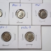 Image 5 : x10 Assorted Years United States 90% Silver Roosevelt Dimes - Face Value: $1.00