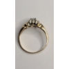 Image 4 : 10K Yellow Gold Women's Aquamarine Ring - Size 8 - Weight: 2.2g
