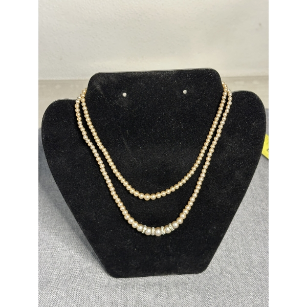 (2) Pearl Necklaces 