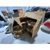 Image 4 : Handmade Wood Doll House - Large 20"x20"x43"