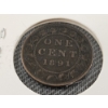 Image 6 : 1891 Canadian One Cent Coin in Great Condition! Over 100 Years Old!