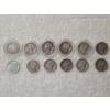 Image 1 : 12 Assorted Silver Barber, Mercury & Roosevelt Silver U.S. Dimes - Face Value: $1.20