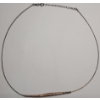 Image 2 : Sterling Silver 18" Snake Choker Style Necklace - Weight: 5.2g