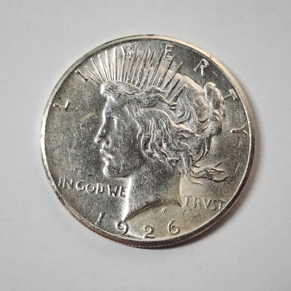 United States 1926 Silver Peace Dollar - 90% U.S. Silver Coin