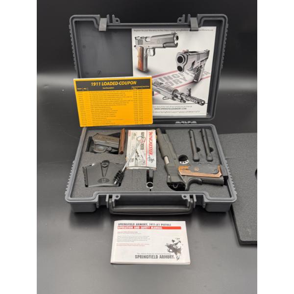 Springfield 1911-A1 Mil-Spec .45 ACP Semi-Automatic Pistol w/ Case, 3 Mags, & More - See Pics!!
