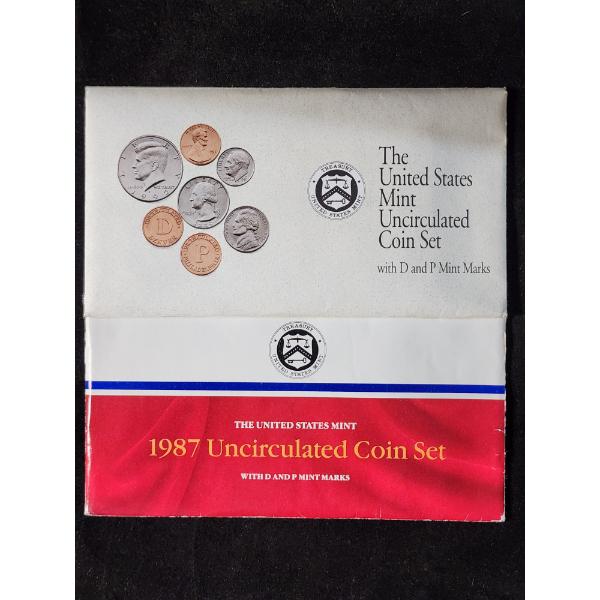 Lot of Two United States Uncirculated Coin Sets - 1987 & 1992