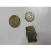Image 7 : Assorted Coins Ft. Wario from Mario Bros - Kennedy Half Dollar on clip 1977 & 1975 New Pence 10