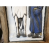 Image 3 : Vintage 3-Dimensional Historical Figure and Horse Wood Art Piece 20x30.5"