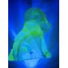 Image 6 : Degenhart Vintage Uranium Glass Dog Figurine - Oddball - UV Reactive!!!