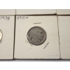 Image 6 : x6 Assorted Years Buffalo Nickels FV: $0.30
