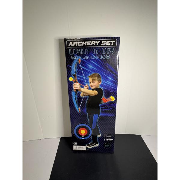Kids Archery Set - Lights up with LED Bow - NIB