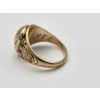 Image 5 : 10K Gold 1999 Class Ring With Blue Stone - Size 6.5 - Total Weight: 6.1g