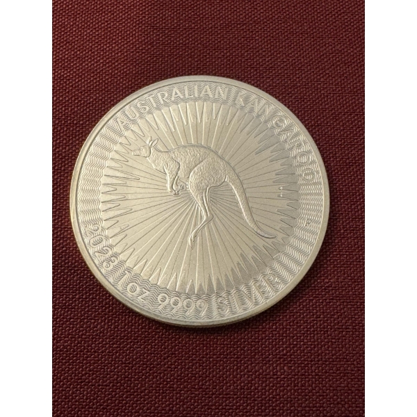 2023 Australian Kangaroo 50th Anniversary .9999 Fine Silver One Troy Ounce Coin - Mint Condition
