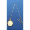 Image 1 : 1904 Elgin Natl Watch Co 12s 12J Gold Filled Open Face Pocket Watch With Chain/Coin Holder - Working