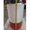 Image 4 : New Bynn Red & White Designer Waste Basket With Lid 