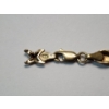 Image 2 : 10K Yellow Gold XOXO Style 7" Bracelet (Damaged) TW: 4.1g
