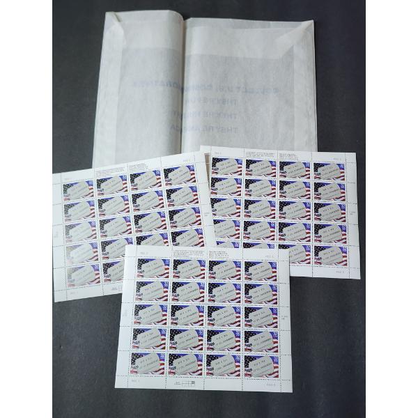 3 Sheets of 20 - 1995 32-Cent Dog Tag POW & MIA Never Forgotten U.S. Postage Stamps - x60 32-Cent St