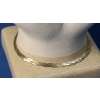 Image 1 : Vintage 14K Gold Italian 7" Tri-Color Braided Herringbone Bracelet - Weight: 3.1g