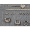 Image 4 : Large Assortment of Sterling Silver Jewelry Weighing Total of 110 Grams Ft. Rings, Bracelet & More