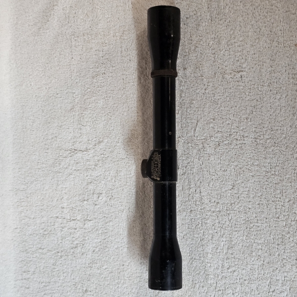 Vintage Lyman All-American 4X Perma-Center Rifle Scope, (11-3/8")