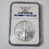 Image 1 : 2007-W American Silver Eagle $1 Early Releases - 1 oz .999 Fine Silver - Graded by NGC MS 69