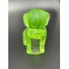 Image 3 : Degenhart Dogs - Apple Green - Uranium Glass with Beautiful Glow - Adorable Dog Figurine - ~2.5 inch