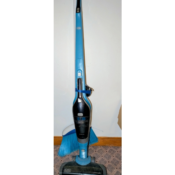 Black & Decker Lithium Electric Broom With Handheld Attached