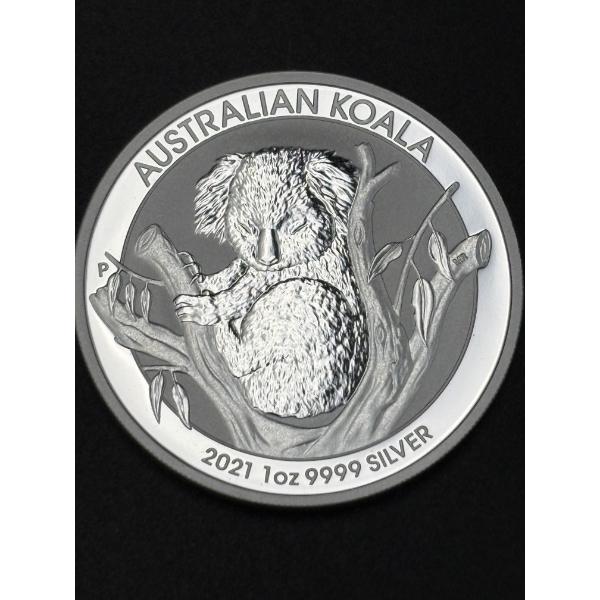 2021 Australian Koala - 1 Oz Fine Silver - Encapsulated - Queen Elizabeth II - Australia - 1 Dollar 