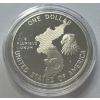 Image 3 : 1991-P United States Korean War Memorial Commemorative 90% Silver Dollar- Incredible Condition