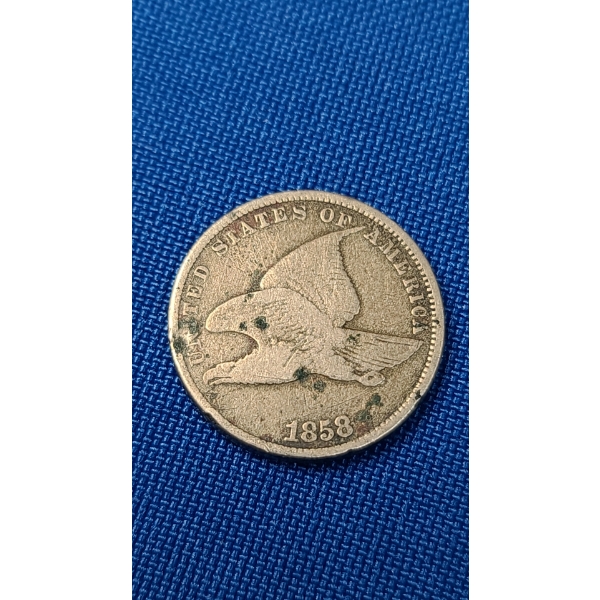 1858 Flying Eagle Cent 
