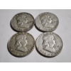 Image 2 : $2.00 Face Value in Benjamin Franklin 90% Silver Half Dollars