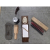 Image 1 : Vintage Collectable Group Including Electric Vaporizer, Wood Note Pad Holder, Photo Tongs And More