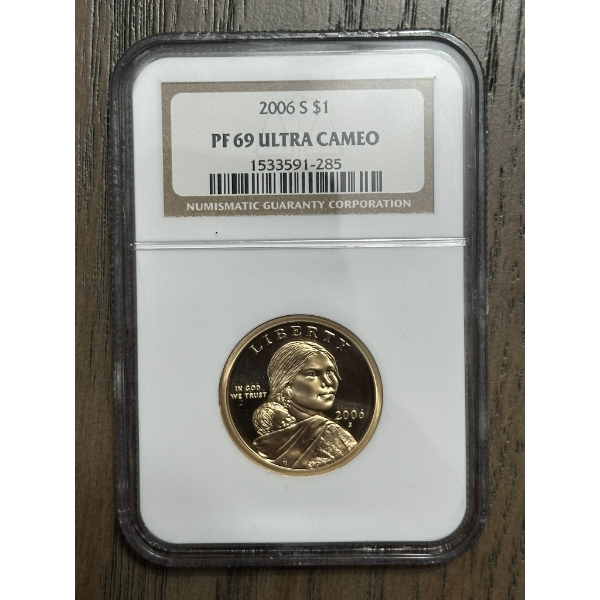 NGC PF69 Ultra Cameo 2006-S Sacagawea $1 Coin