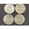 Image 7 : 5 Assorted 40% Silver Kennedy Half Dollars - $2.50 Face Value 