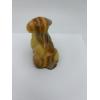 Image 3 : Adorable Degenhart Glass Dog Figurine - Ivory - ~2.5 inches