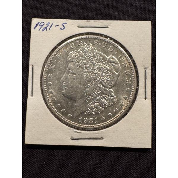 1921-S United States Morgan Silver Dollar - High Grade Coin