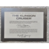 Image 2 : Star Trek - Klingon D-7 Battle Cruiser - Pewter Replica (9") - Franklin Mint
