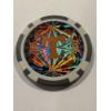 Image 2 : Incredible Tennessee Volunteers Officially Licensed 11.5 Clay Holographic Poker Chip - Low Mintage