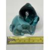 Image 8 : Adorable Degenhart Vintage Uranium Glass Dog Figurine -Smokey Blue