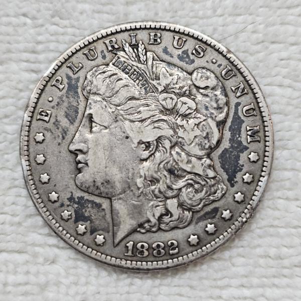 1882-CC Morgan 90% Silver Dollar FV: $1.00