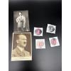 Image 1 : Hitler Post Card - Photo & Stamps - "Adolf Hitler" The Fuhrer and creator of Greater Germany 