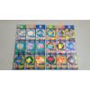Image 2 : (4) Assorted Sets Of 1999 Burger King Pokémon: The First Movie PokeTrivia Promotion Cards