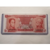 Image 1 : 1989 Venezuela 5 Bolivares Banknote In Protective Holder - Central Bank of Venezuela - Mint 