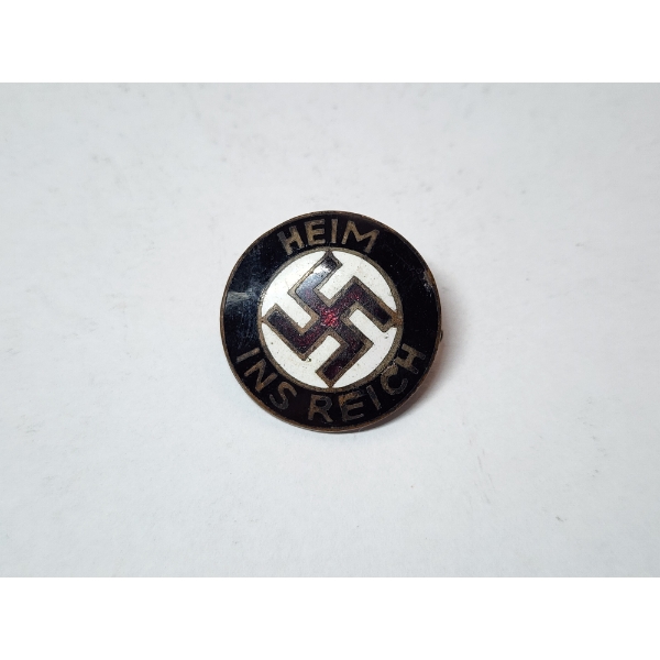 WWII German “Heim Ins Reich” Enamel Pin Badge Historical Militaria