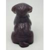 Image 3 : Adorable Degenhart Vintage Glass Dog Figurine -Orchid