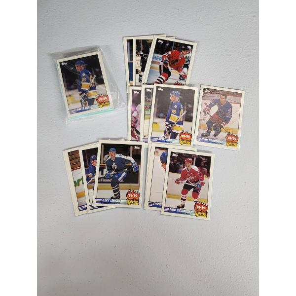 Lot of Assorted Topps 1990 Hockey Trading Cards
