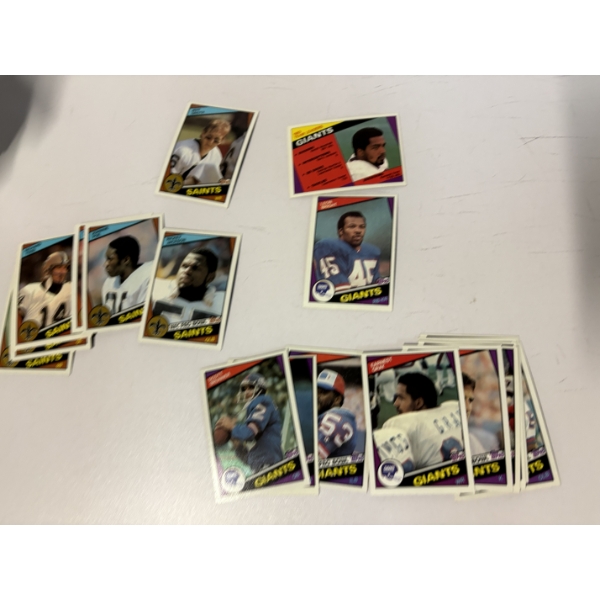1984 Topps Football (1-393) Completed 11-19-92, 1986 Topps Football (1-393) Completed