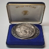 Image 1 : "Wings of Gold" Unique Buffalo Nickel Design Belt Buckle + 1937 Buffalo Nickel