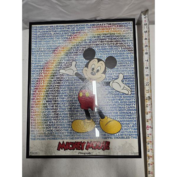 Mickey Mouse Filmography Framed Poster
