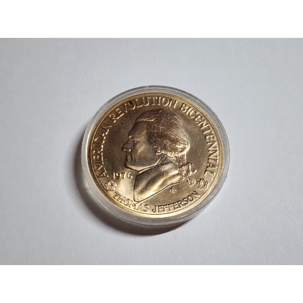 1976 American Revolution Bicentennial Thomas Jefferson Coin